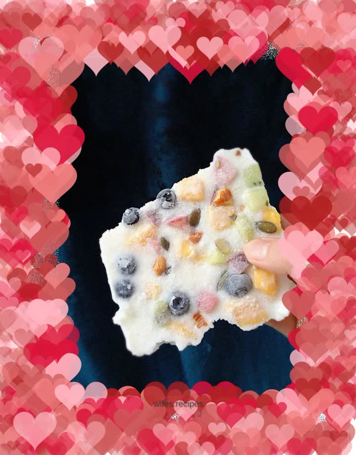 The coolness of summer - Yogurt and fruit crispy jelly