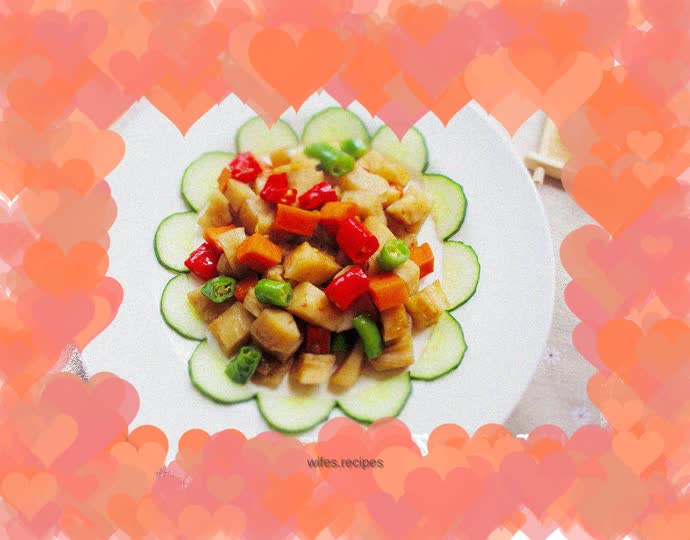 Four-color lotus root