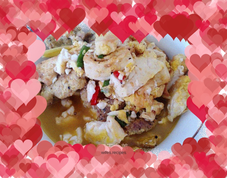 Tofu boiled meatloaf