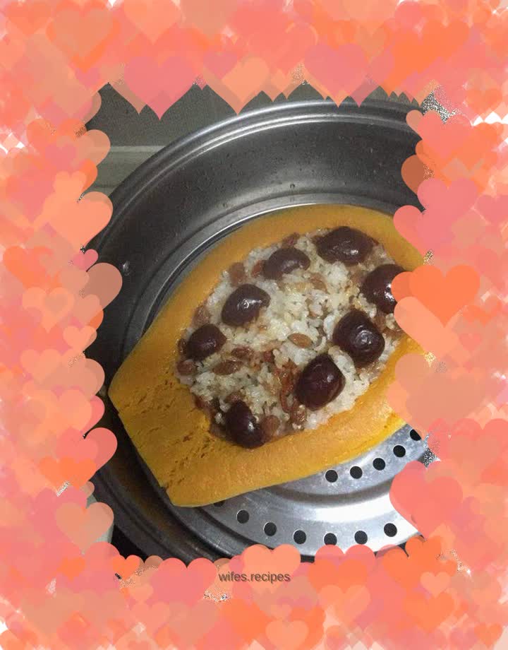 Pumpkin Glutinous Rice Cup