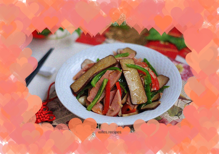 【Hunan】Fried ham with egg, tofu and ham