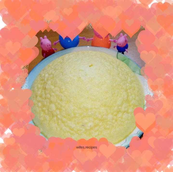 Whole custard steamed cake