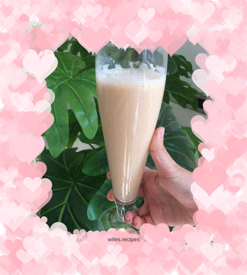 Good detoxification drink-----apple milk juice