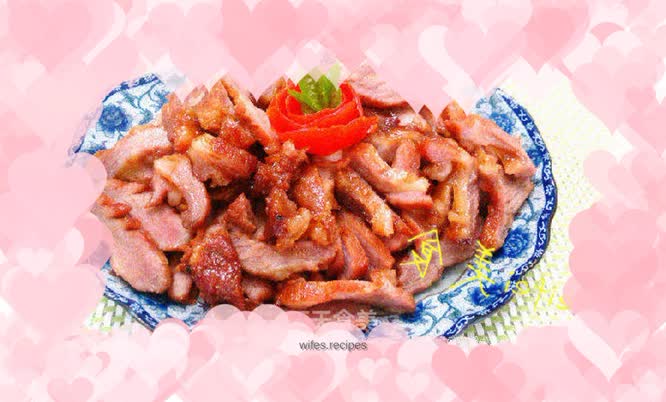 Microwave oven secret recipe (honey barbecued pork)