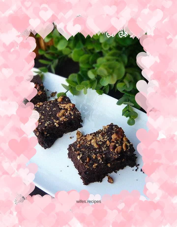 Afternoon energy snack - chocolate brownie