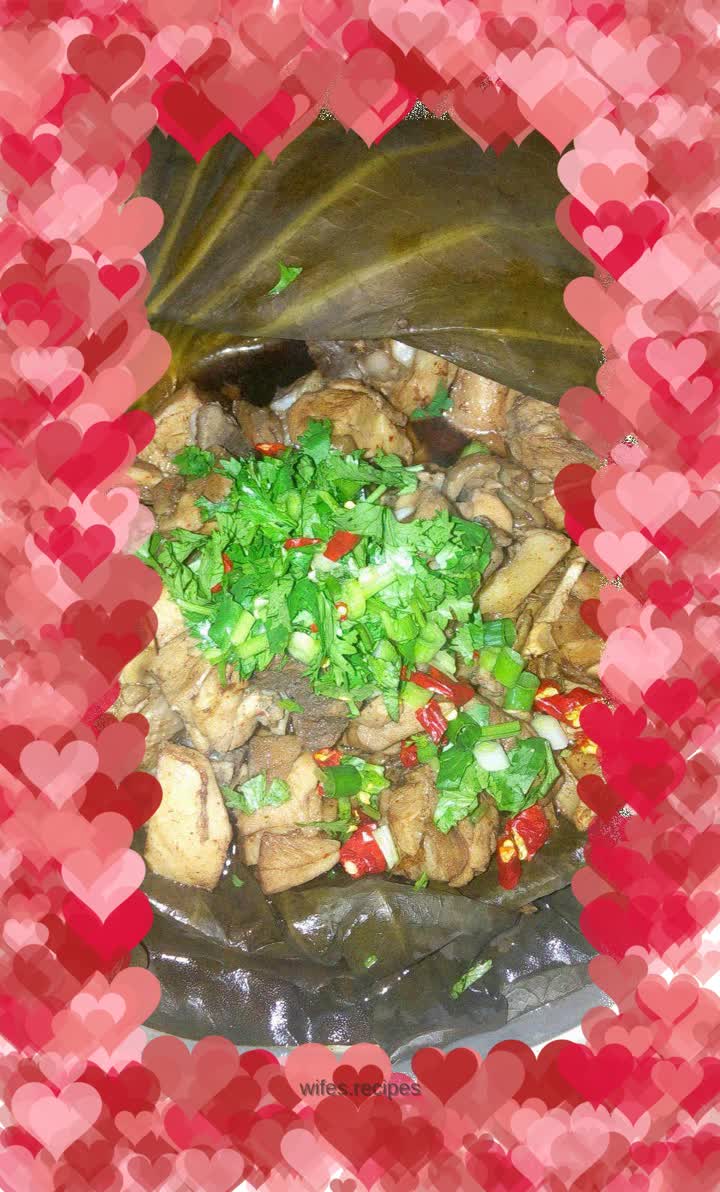 Homemade Lotus Leaf Chicken