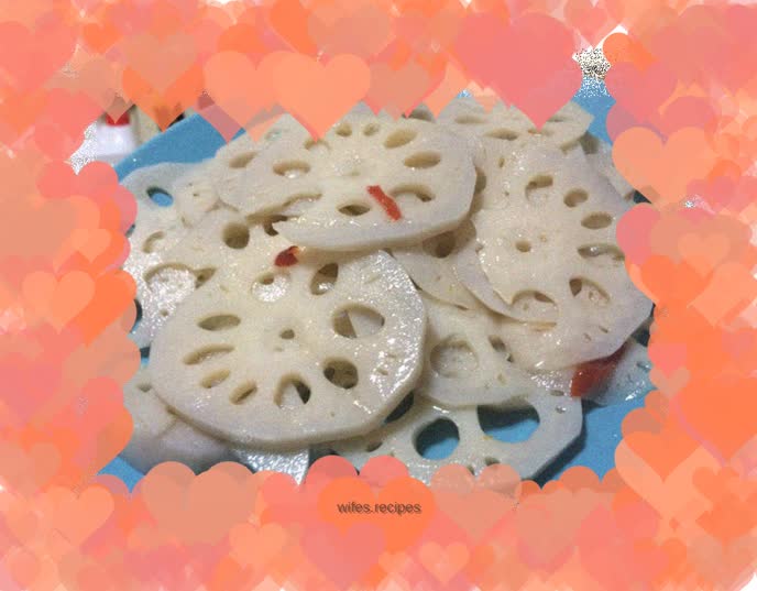 Cold Hot and Sour Lotus Root