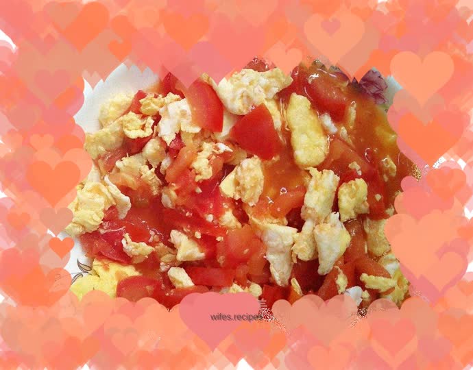 Tomato scrambled eggs