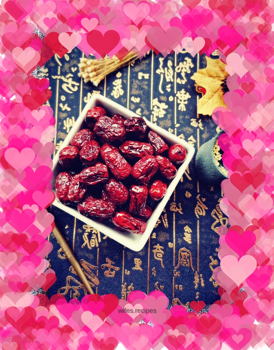 Brown sugar and red dates