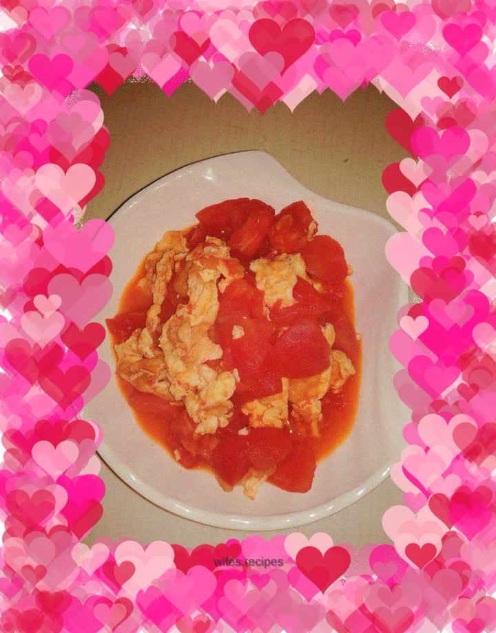 Tomato scrambled eggs