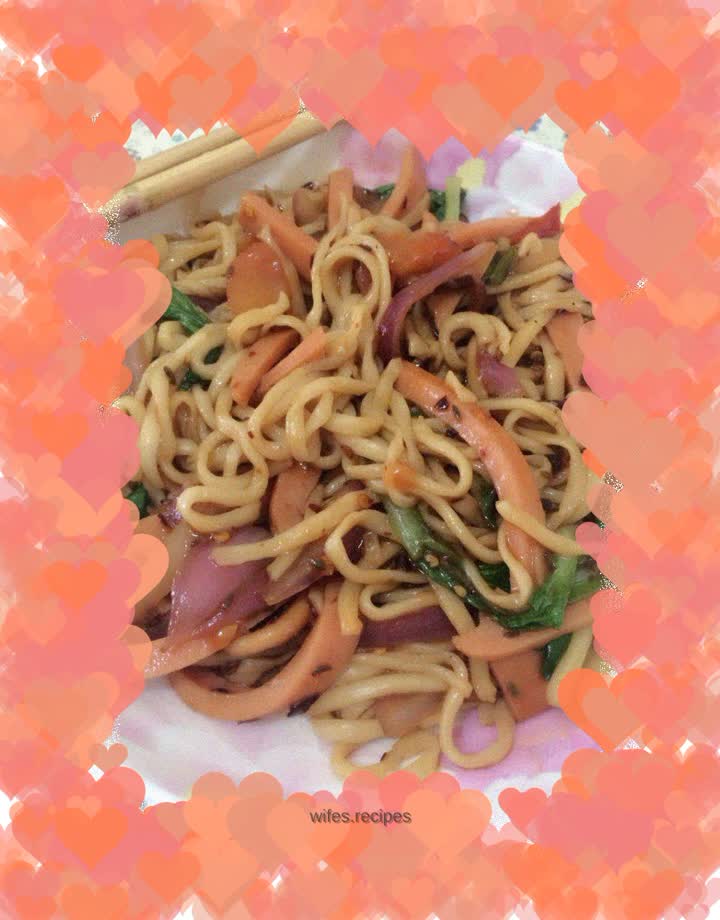 Weird fried noodles