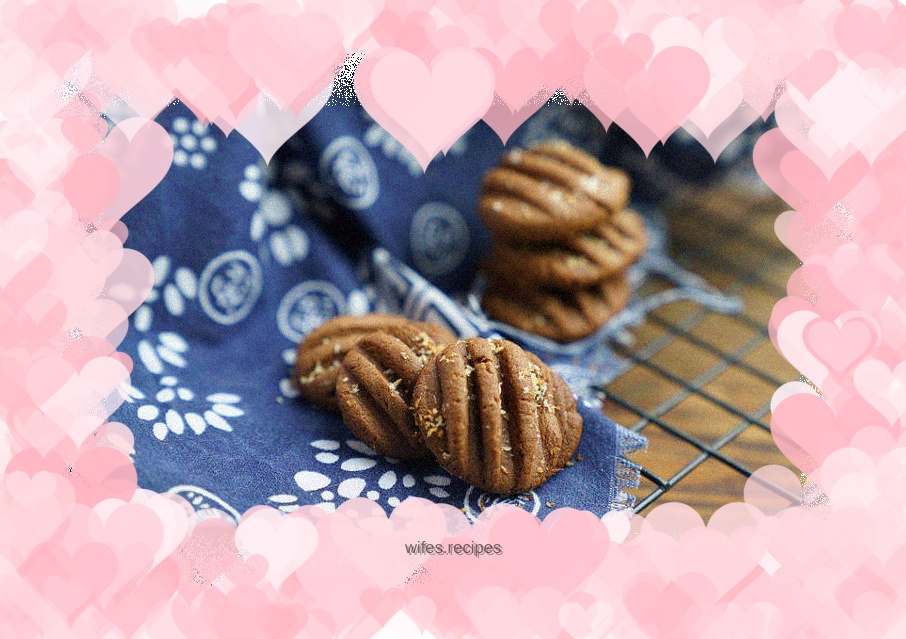 Cocoa Cookies with Coconut