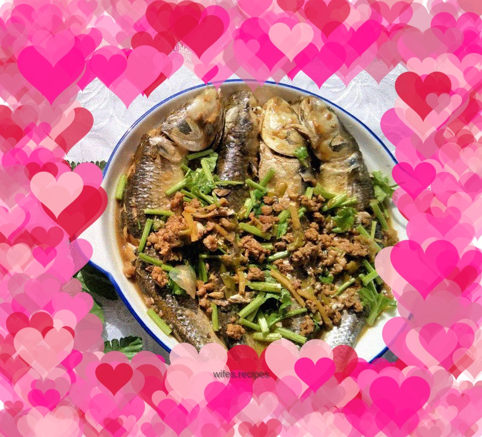 Braised Barracuda with Minced Pork