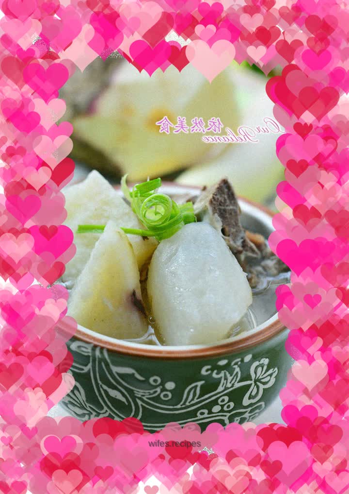 There are many health-preserving ingredients in winter---Purple Huaishan Radish Soup