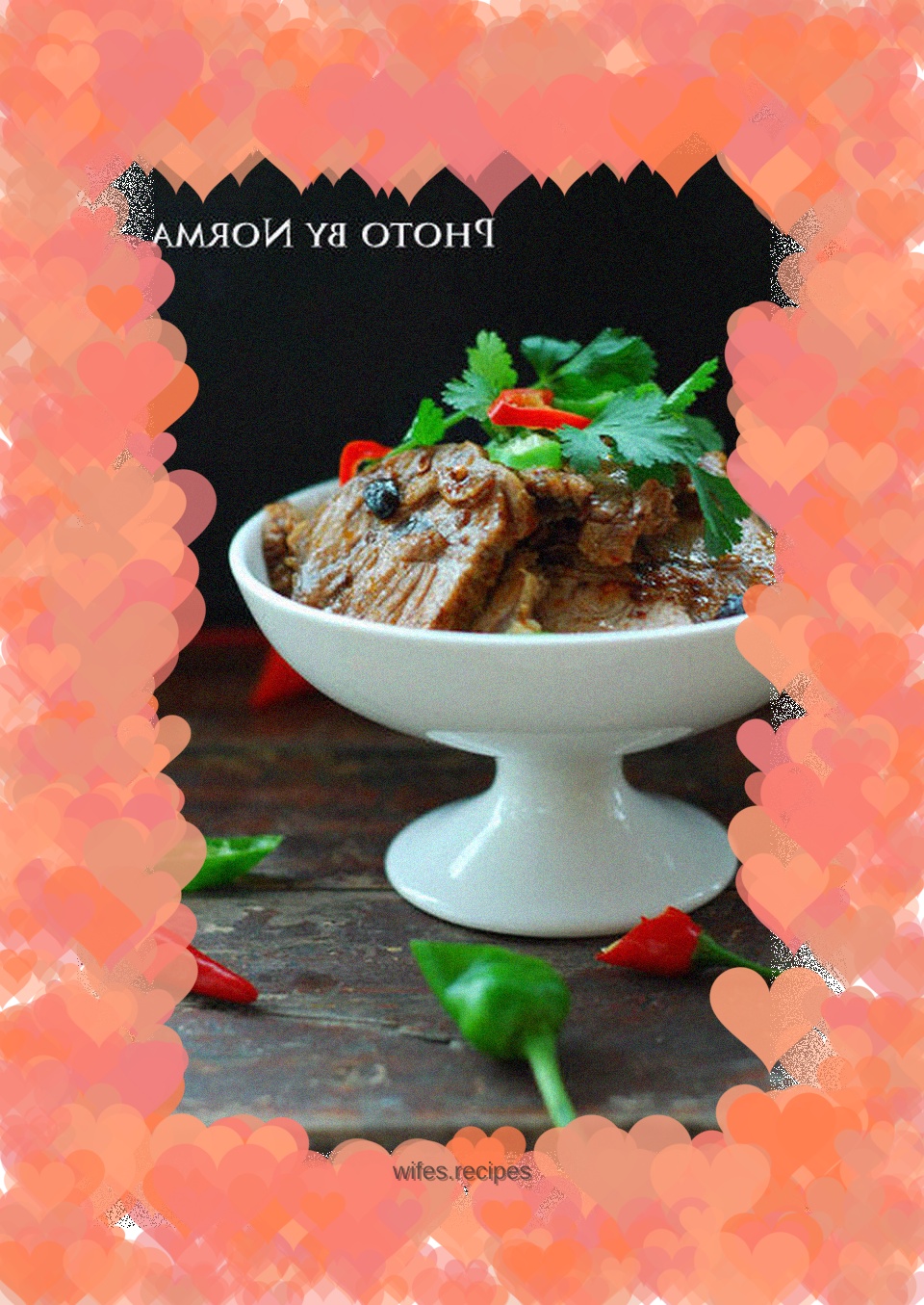 Beef with spicy sauce