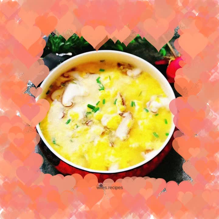 Mushroom and egg soup