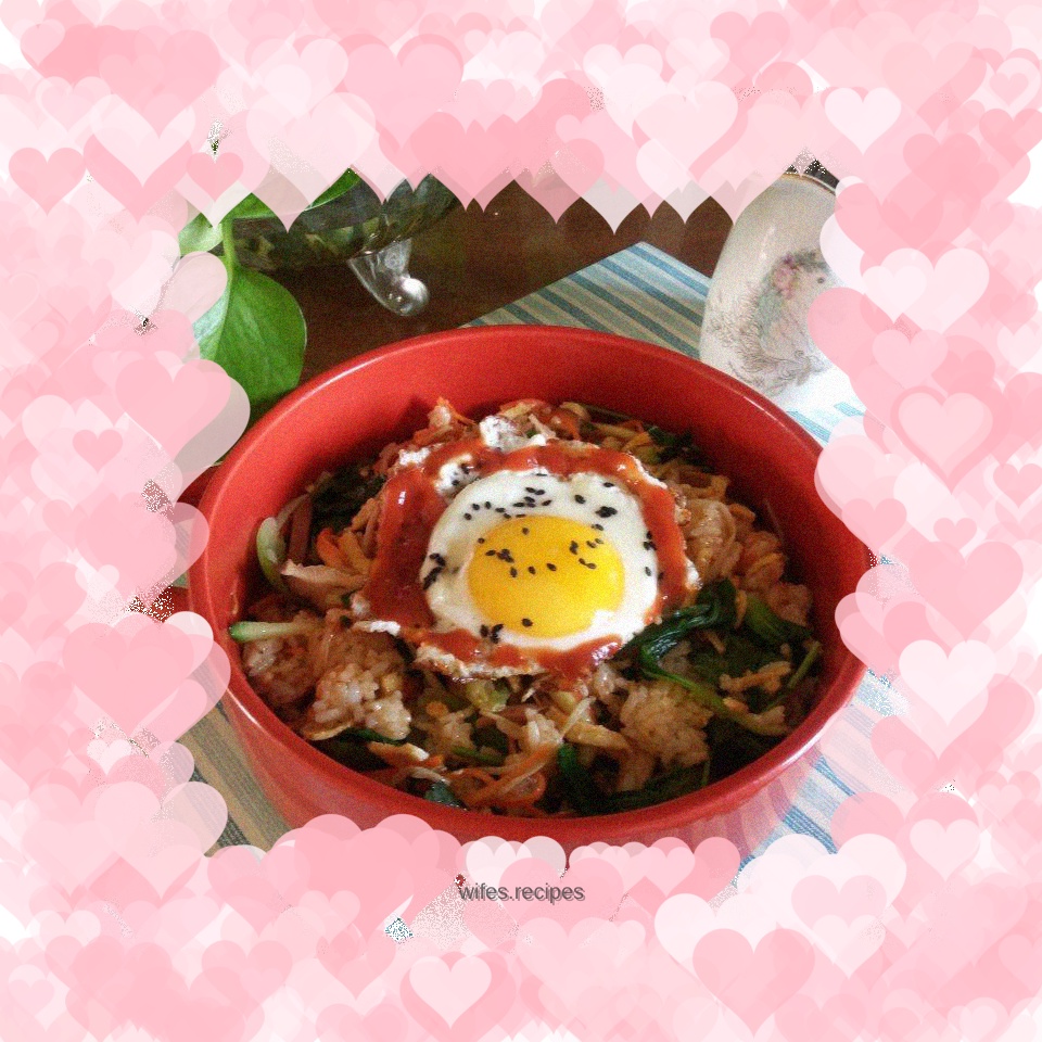 Colorful Vegetable Bibimbap