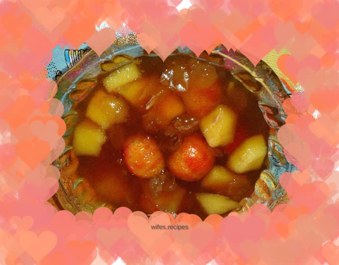 Stewed Snow Lotus Seeds with Two Fruits - Sweet Beauty Soup