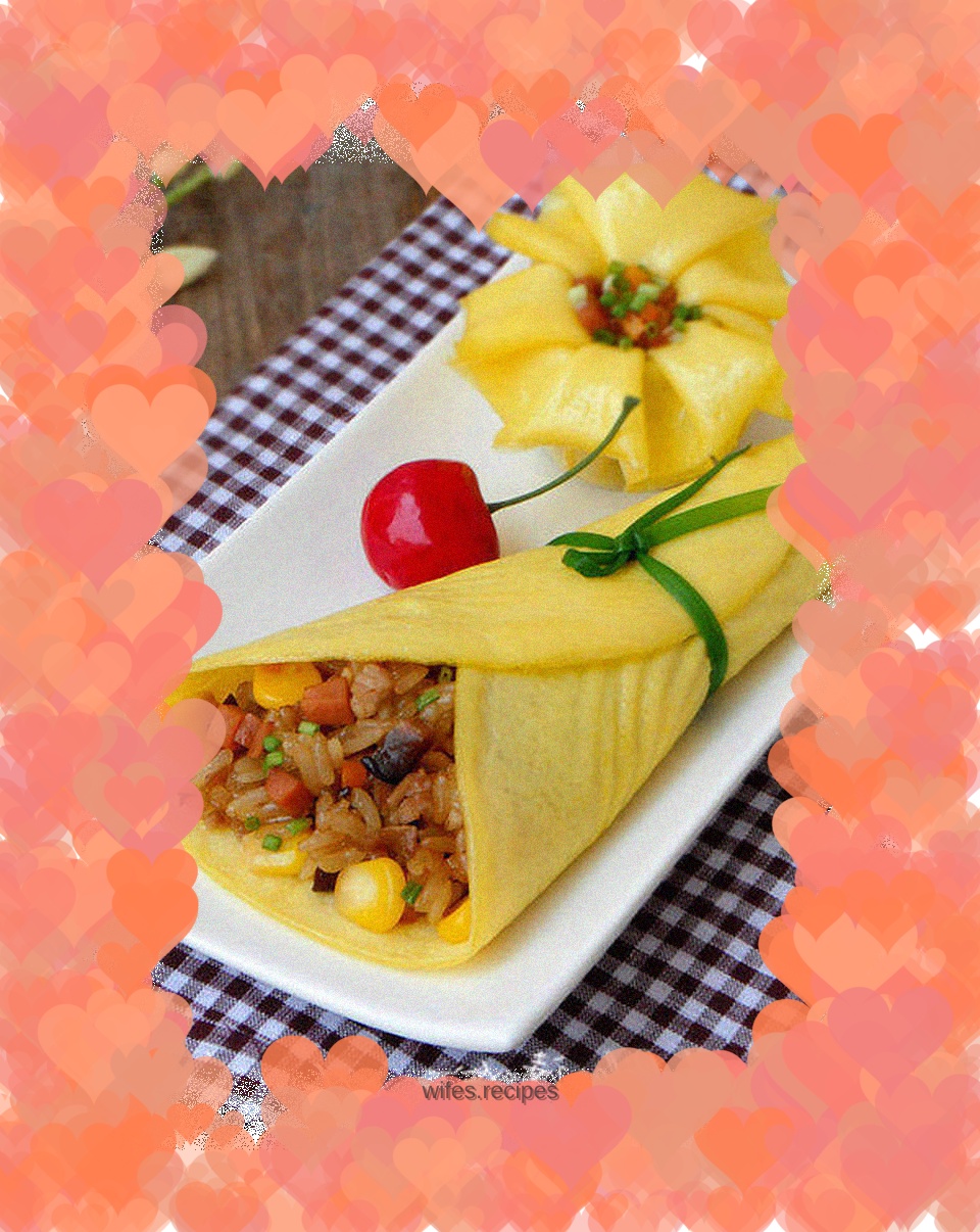 【Hand-rolled Omelette Rice】---Experience kitchen life with your children on weekends