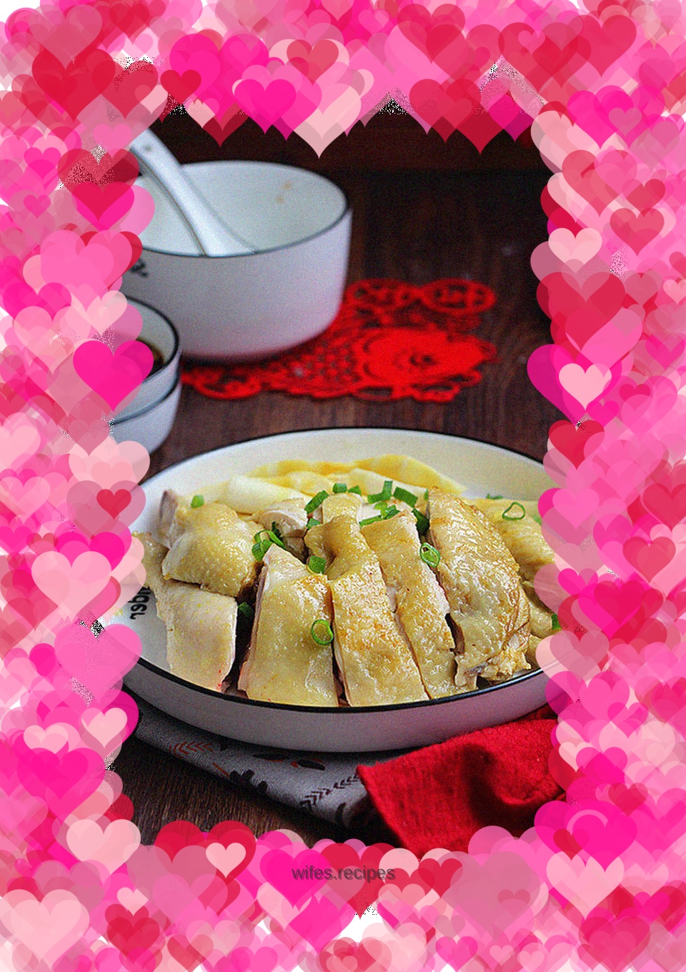 Steamed Chicken with Luohan Bamboo Shoots
