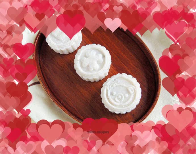 Red bean and yam cake