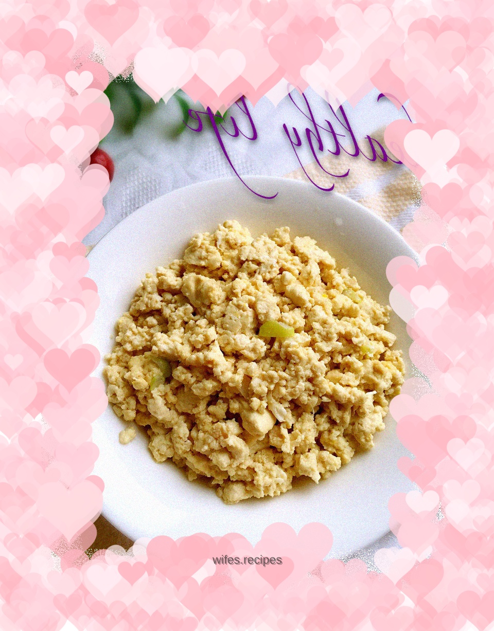 Chicken shaved tofu