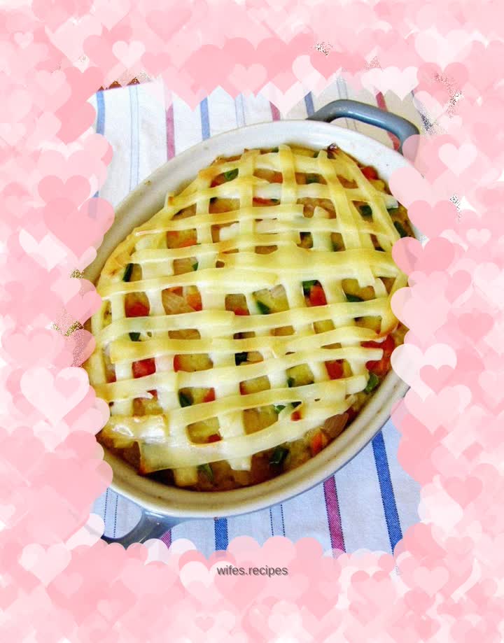 Baked mashed potatoes