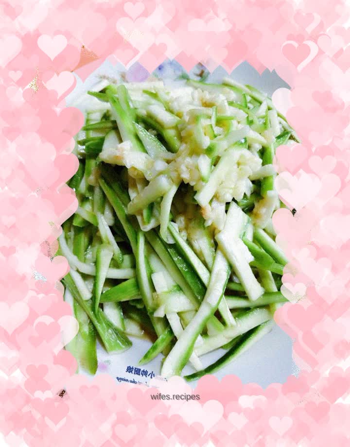 Cold Garlic Luffa