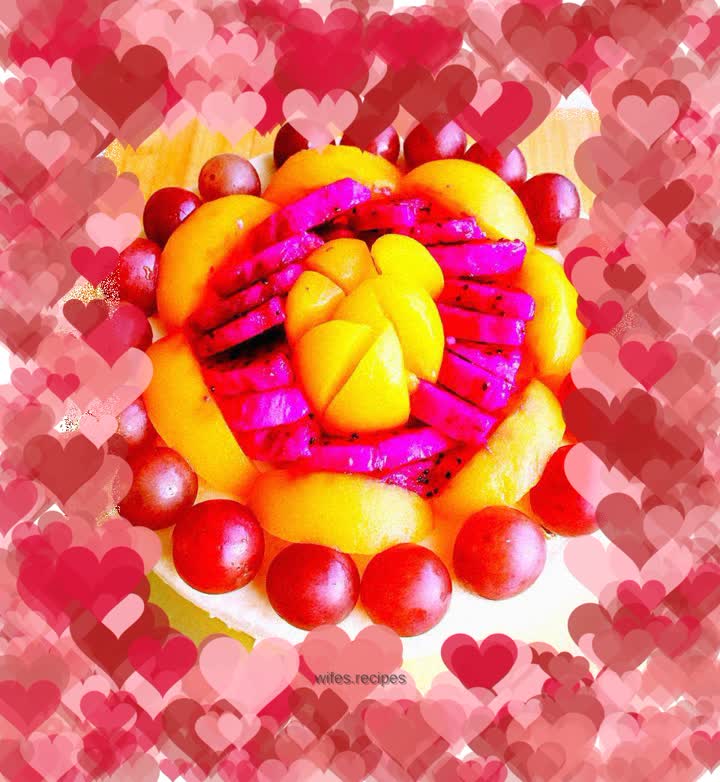 Mango cheese mousse cake