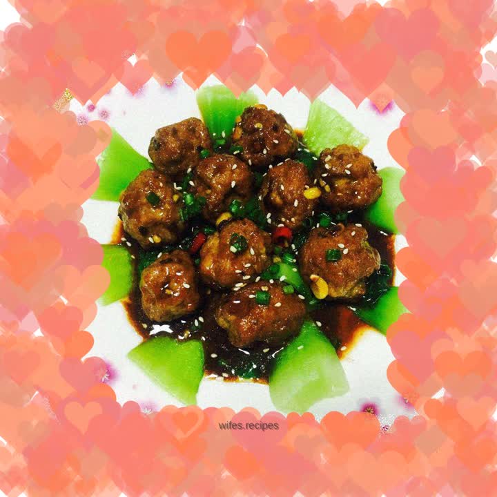 Braised Sixi Meatballs