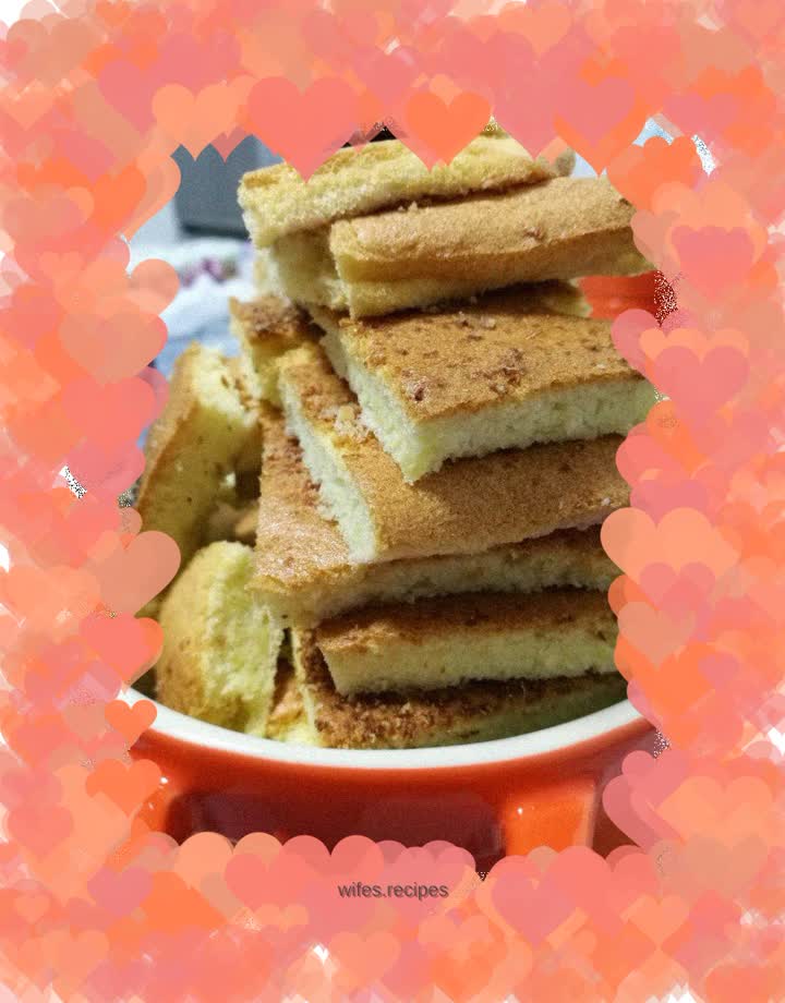 Lazy Chiffon Cake Pieces