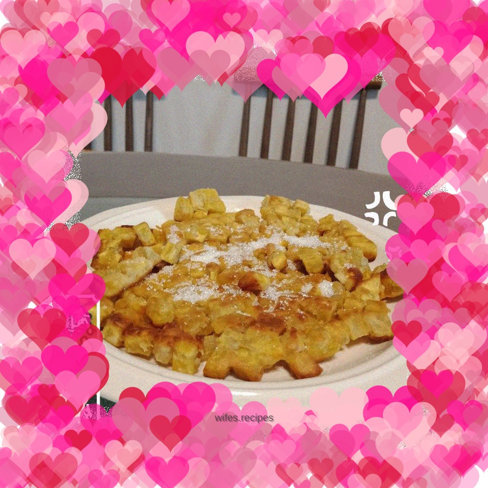 Fried sweet potato pancakes