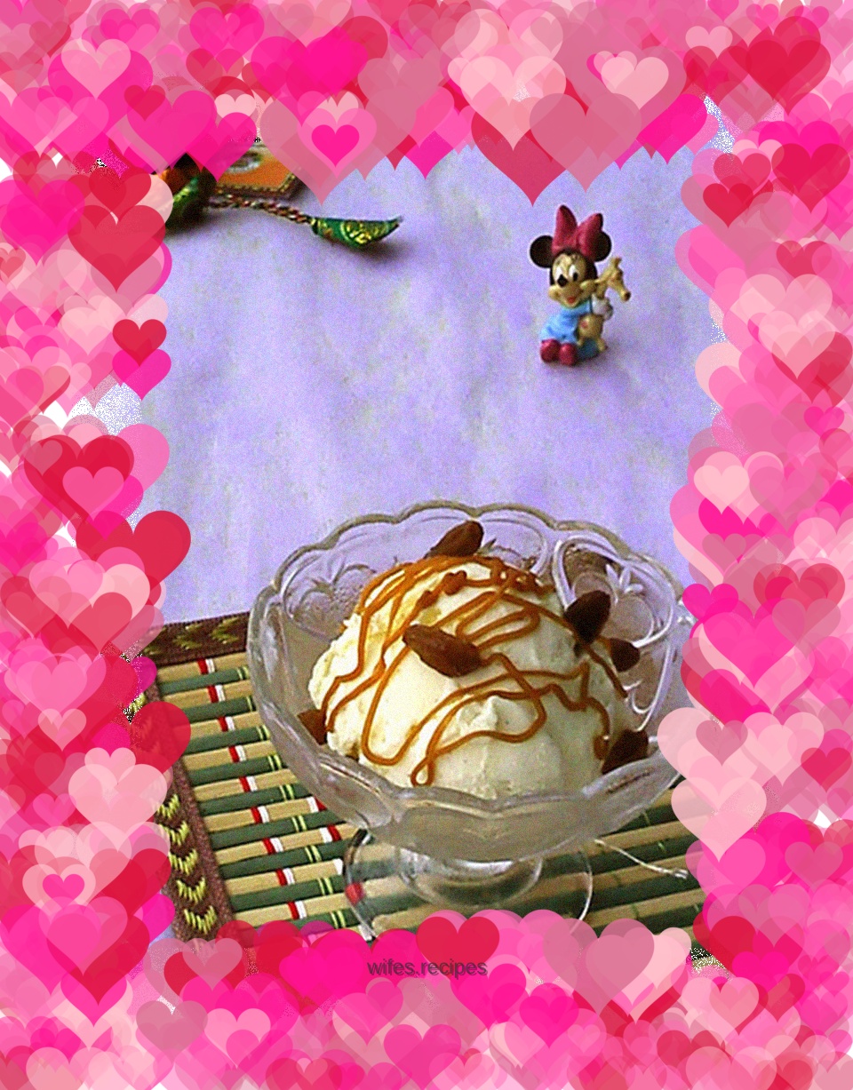 Rich milk vanilla ice cream