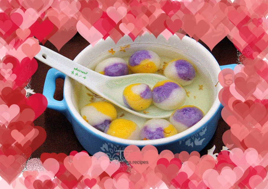 【Guangzhou】Osmanthus colored glutinous rice balls