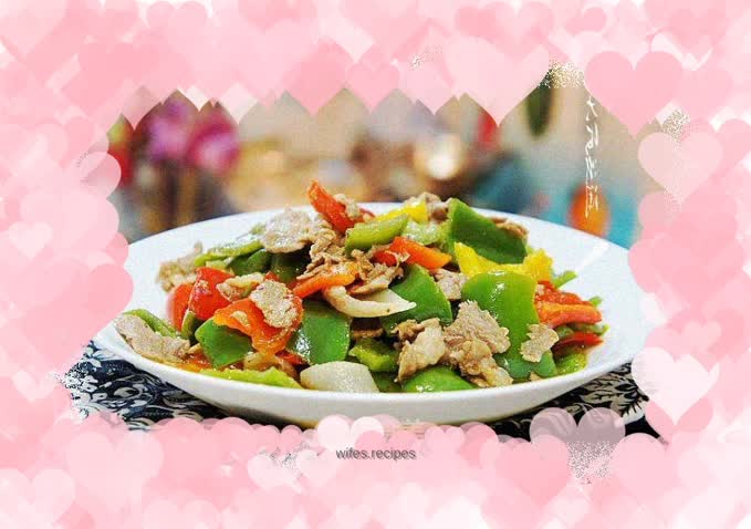 Stir-fried Pork Slices with Colorful Peppers