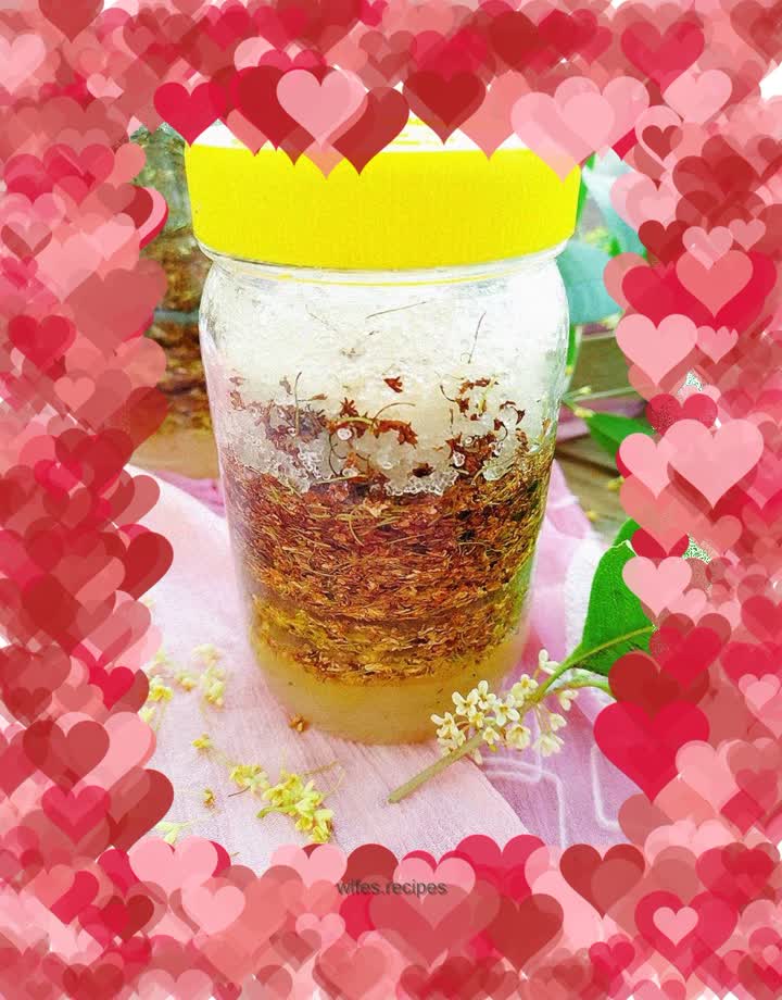 Homemade sugar osmanthus