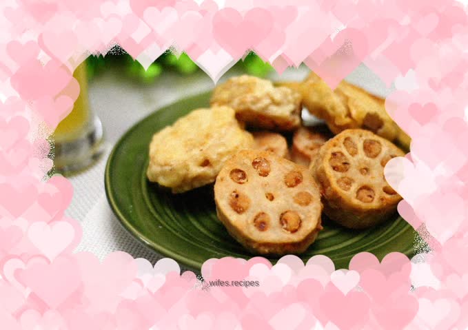 Hometown style fried lotus root sandwich