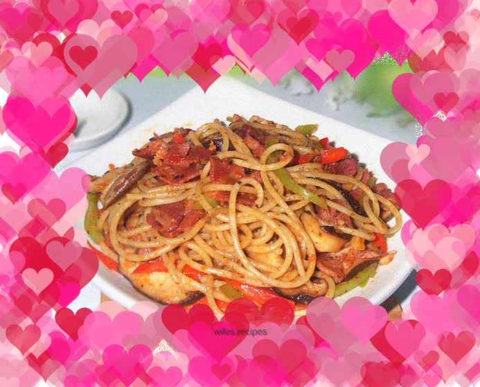 Italian Mushroom Bacon Pasta