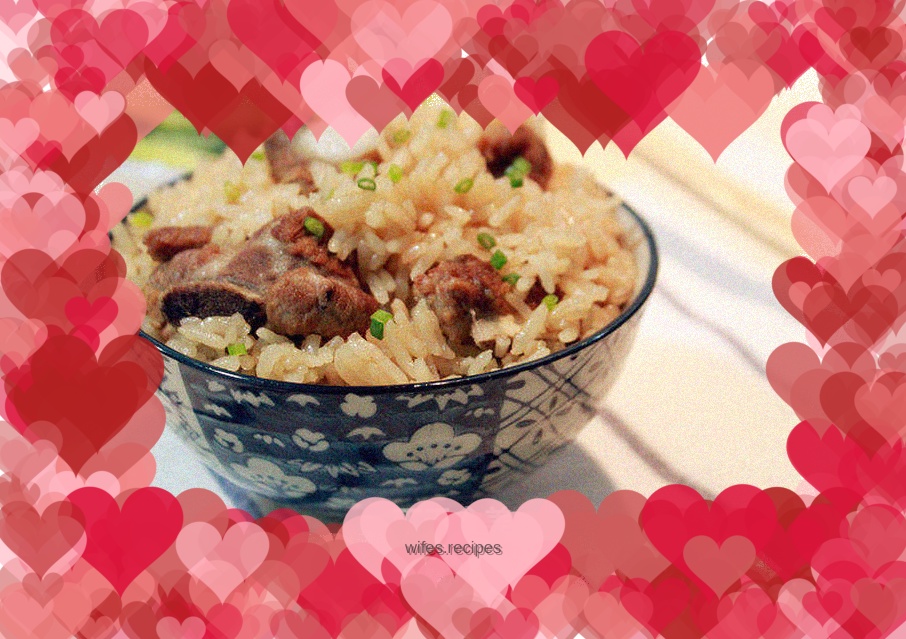 【Pork Ribs Rice】.Rice cooker version