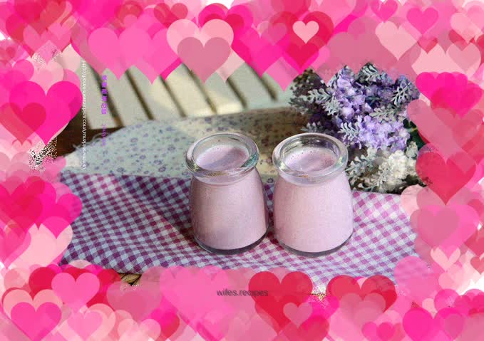 Healthy energy food for children-----Purple Sweet Potato Oatmeal Milkshake