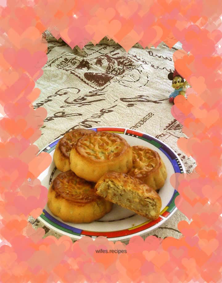 Cantonese-style Osmanthus and Five Nuts Mooncake