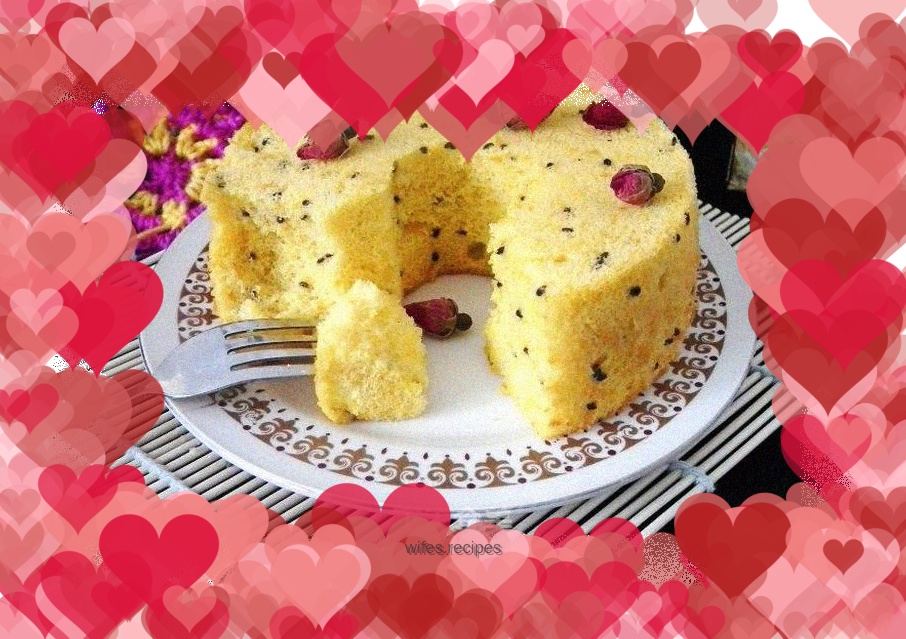 Pumpkin chiffon cake