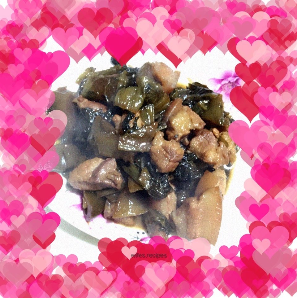 Hakka Braised Pork with Pickles