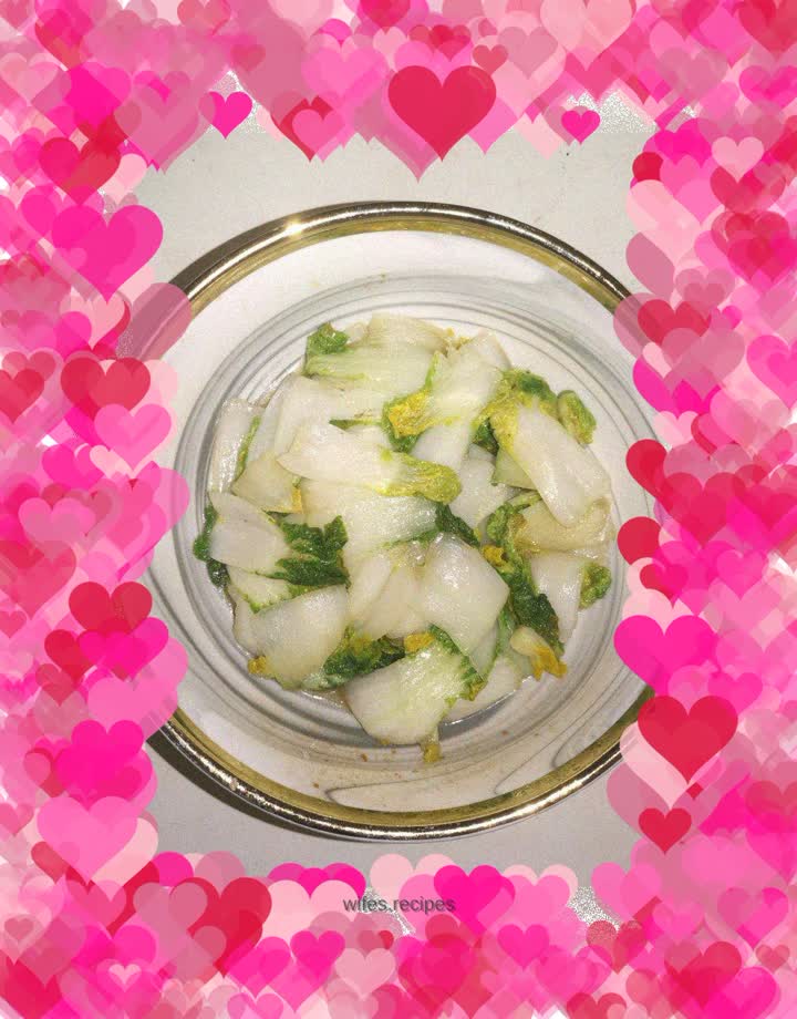 Stir-fried yellow cabbage