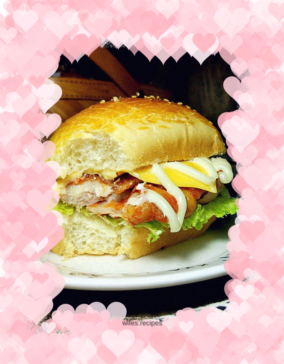 Orleans Grilled Chicken Leg Burger