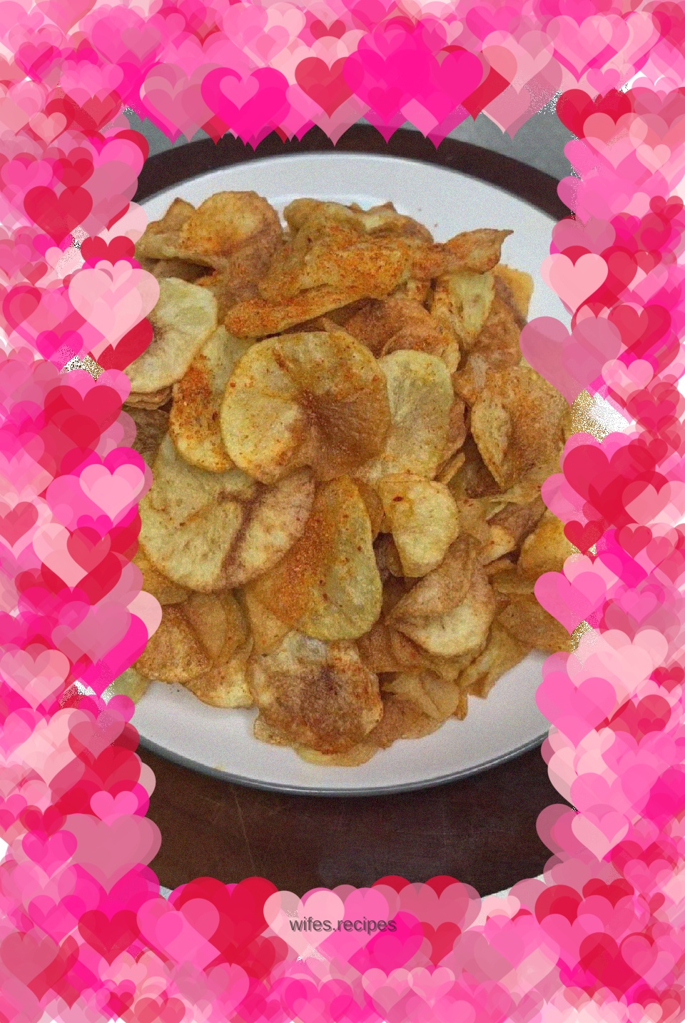 Homemade potato chips