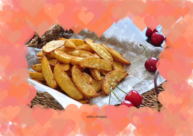 Cumin potato wedges