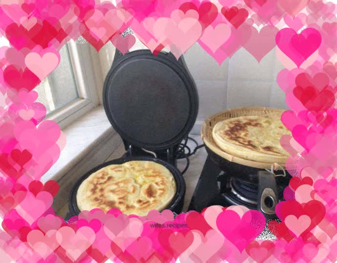 Baked dough pancakes