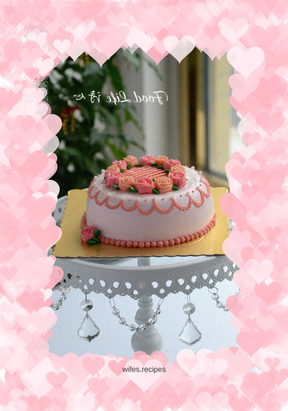 Rose Garland Cake