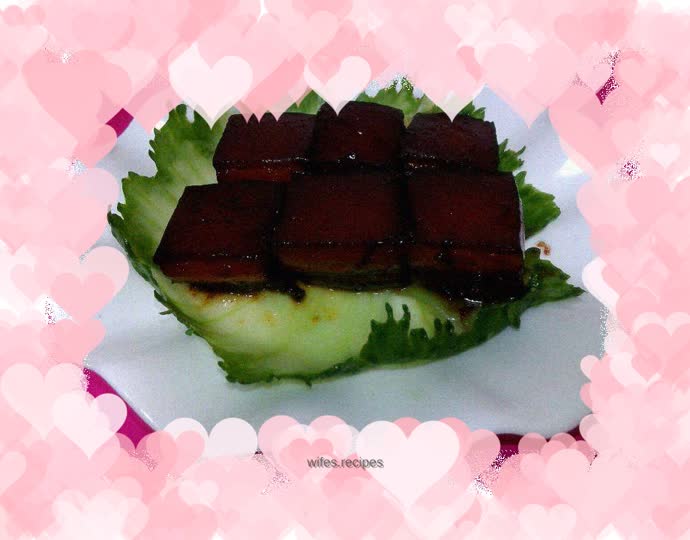 Delicious braised pork